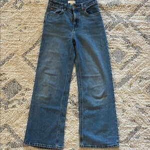 H&M Women's Straight Leg Blue Jeans